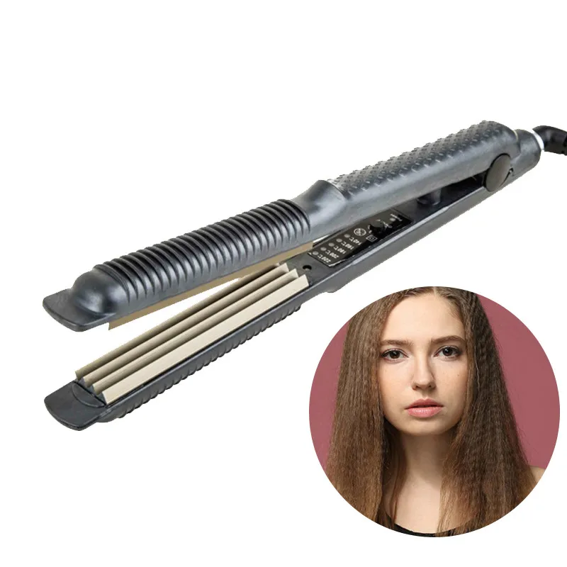 

NOVUS Corrugation Fluffy Hair Styler Wave Corrugated Iron Narrow Plates Fashion Hairstyle Tools for Lady Hair Crimp Iron