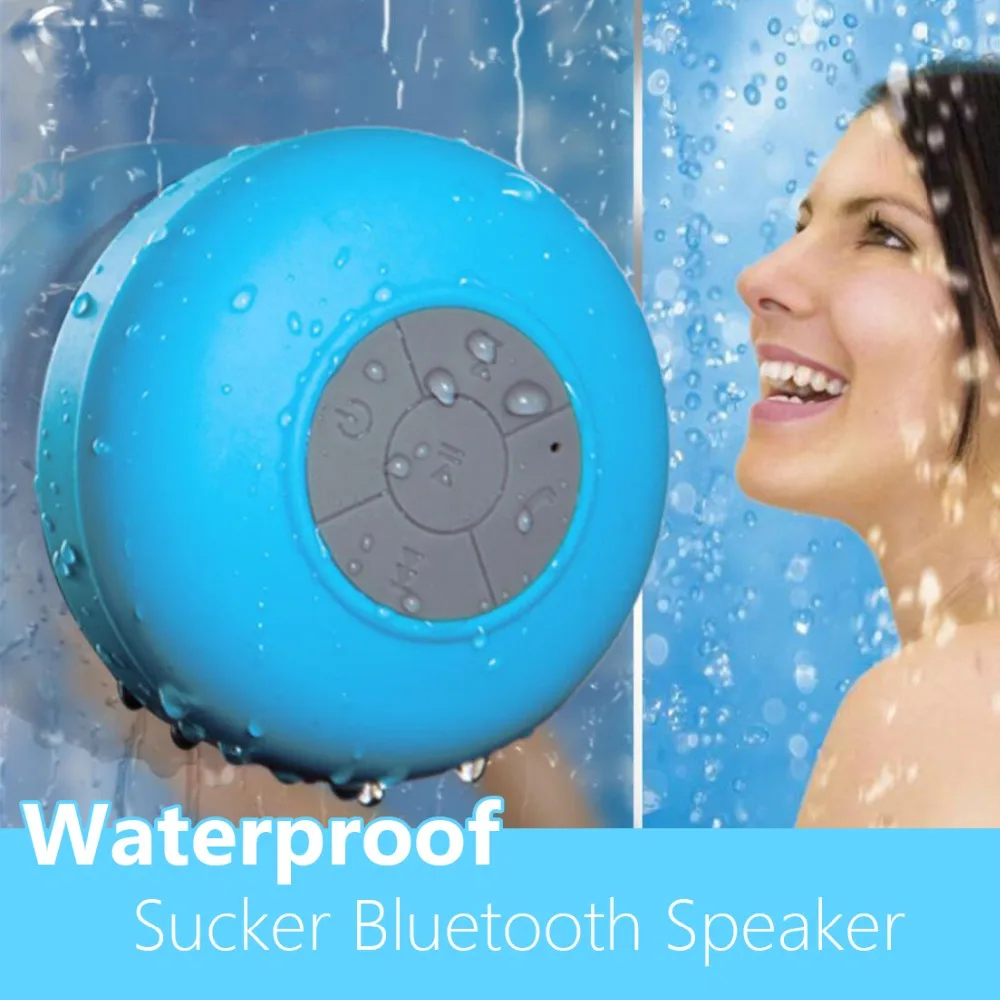 Водонепроницаемый Bluetooth Динамик Портативный присоски Беспроводной стерео мини