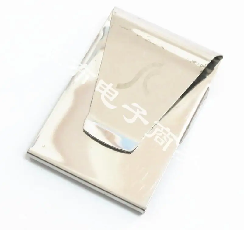 Wholesale 200pcs/lot double side stainless steel .Metallic Money clips Organizer Blister Retail Packing | Дом и сад