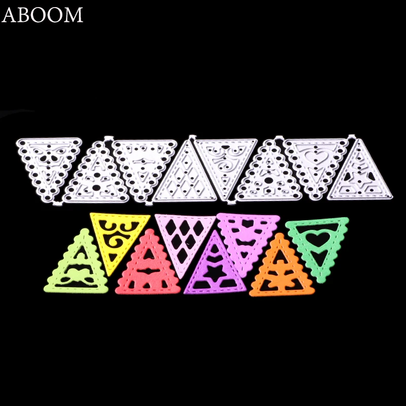 ABOOM 8 шт./лот DIY резные штампы углеродная сталь Скрапбукинг Декоративные карты