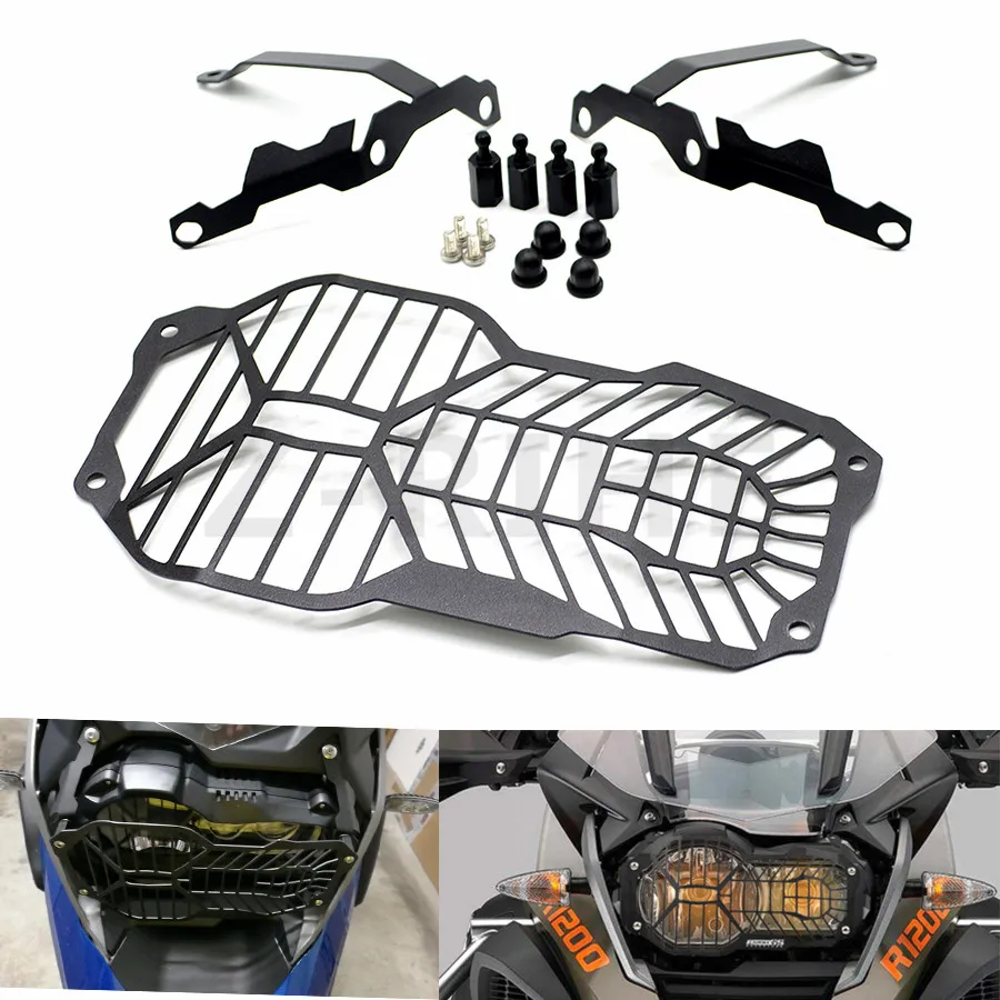 For BMW R1200 GS R1200GS Adventure R 1200GS Water Cooled models 2013 2014 2015 2016 Headlight Cover Protector Grill Head light For BMW R1200 GS R1200GS Adventure R 1200GS Water Cooled models 2013 2014 2015 2016 Headlight Cover Protector Grill Head light