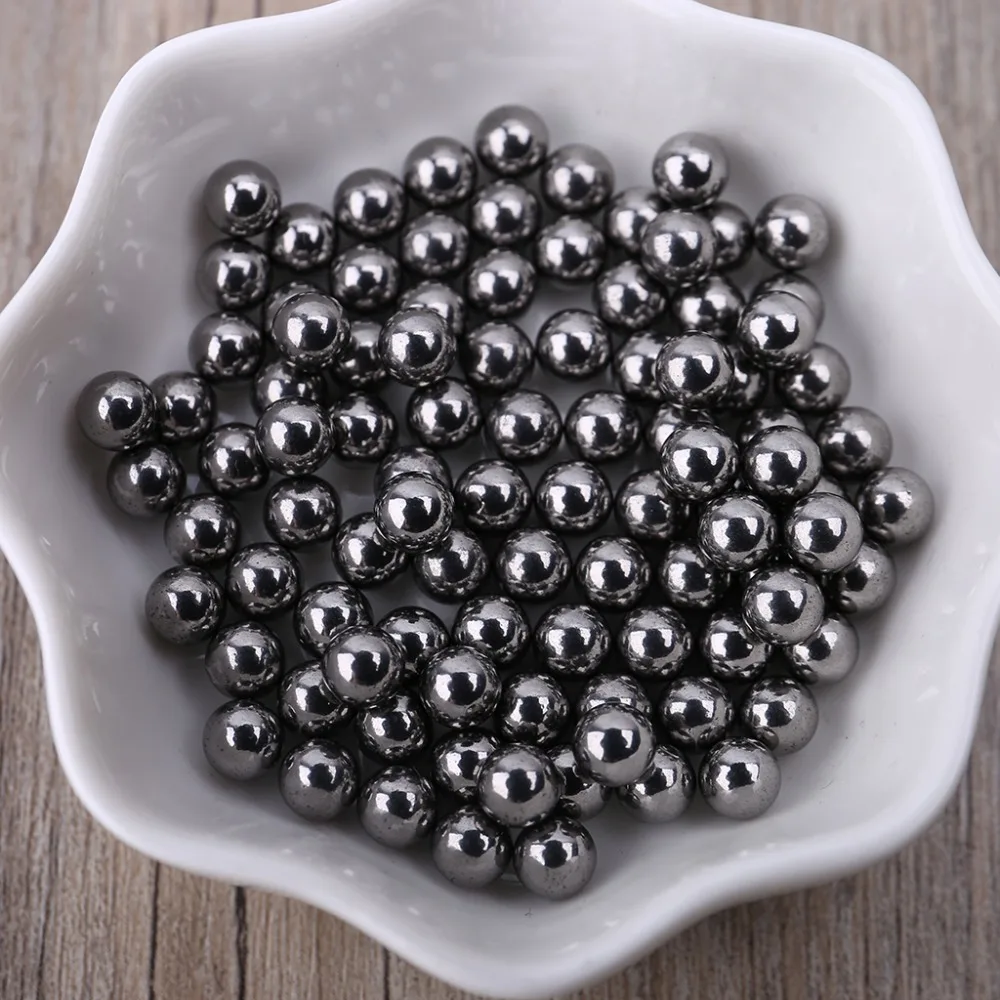 

1 Bag Slingshot Steel Bead 4/5.5mm Beads Professional Tactical Catapult Outdoor Hunting Shooting Powerful 100pcs Supplies