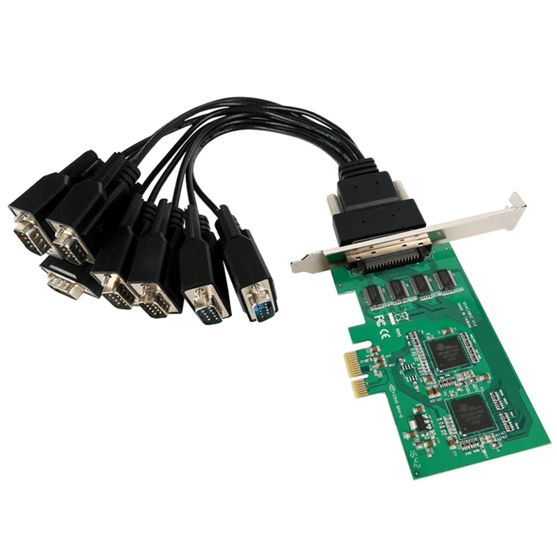 Промышленная серия PCI express 8 портов для Oxford PCIe954 e Multi RS232 DB9 com порт адаптер