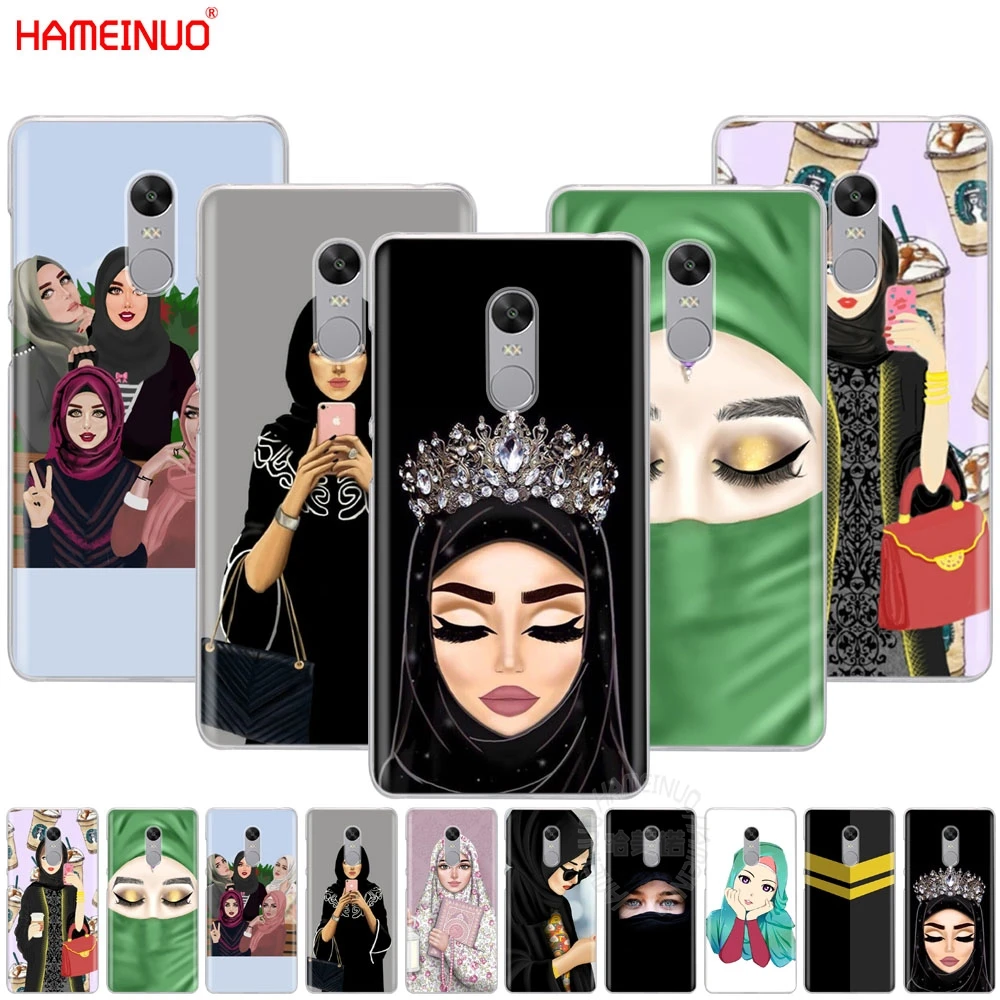 Hijab красивый мусульманский женский чехол для телефона Xiaomi redmi 5 4 1 1s 2 3 3s pro PLUS note 4X 4A