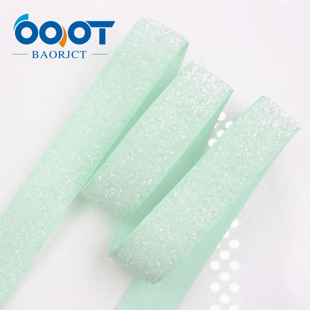 OOOT BAORJCT 175178 16 мм однотонный зеленый лук эластичная лента DIY ручной работы повязка