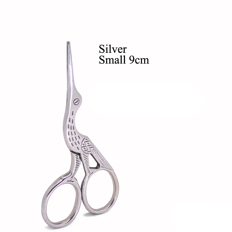 Silver S Винтажные ножницы, ножницы ручной работы, антикварные изысканные, сделай сам, бытовая ткань, резка, подарок, ножницы, отделка, ножницы, малыш, ученик, вышивка крестиком - Цвет: Silver S