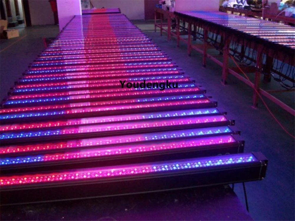 24 шт. линейные светодиодные стены украшения мыть бар освещения RGB indoor wall washer с