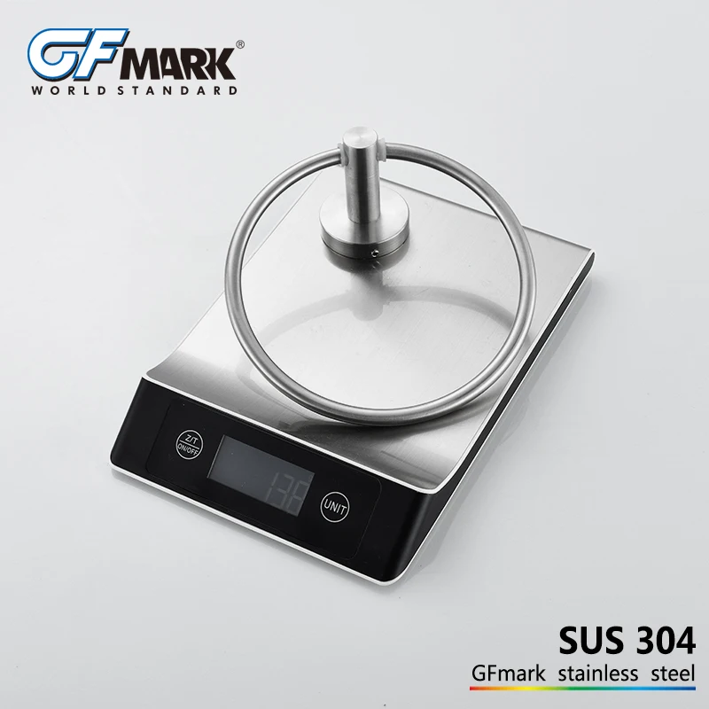 GFmark кольца для полотенец Настенный Туалет полотенца кольцо стойки SUS304