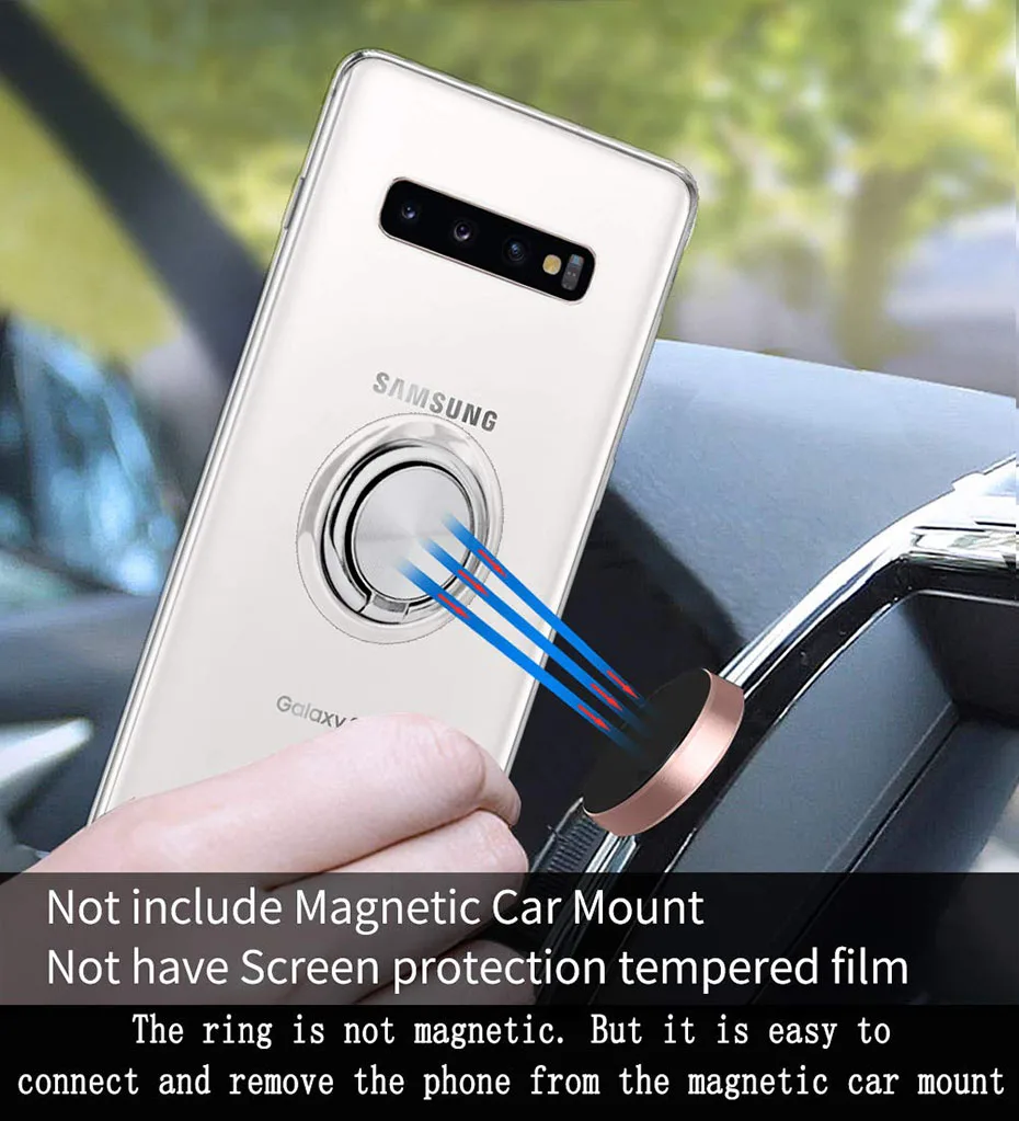 Прозрачный Магнитный чехол для Samsung Galaxy Note9 Note 10 9 S20 Ultra A51 A71 S9 S10 Plus S10E с