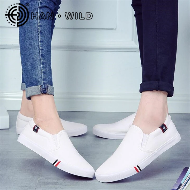 

New Men's Shoes Men Women Loafers High Quality Casual Men Slip on Canvas Shoes Anti-Slip Comfortable Shoes Man Flats