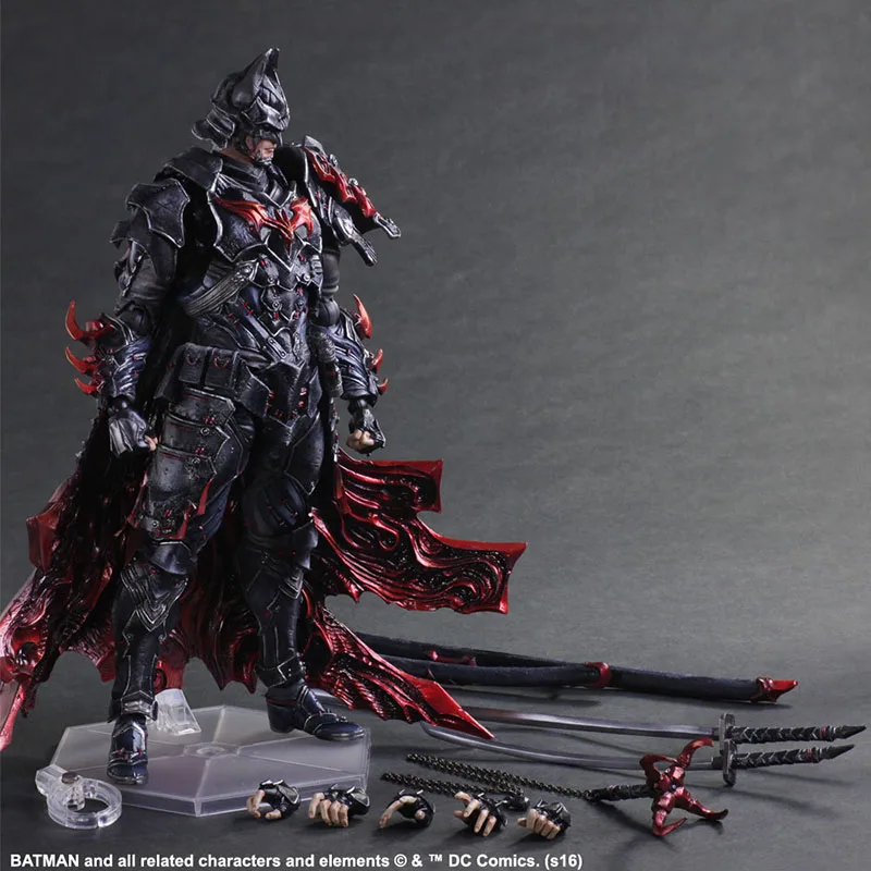 Экшн-фигурка Play Arts PA KAI DC Comics Batman Red Limited Color Ver. 26 5 см ПВХ Куклы Коллекционная модель