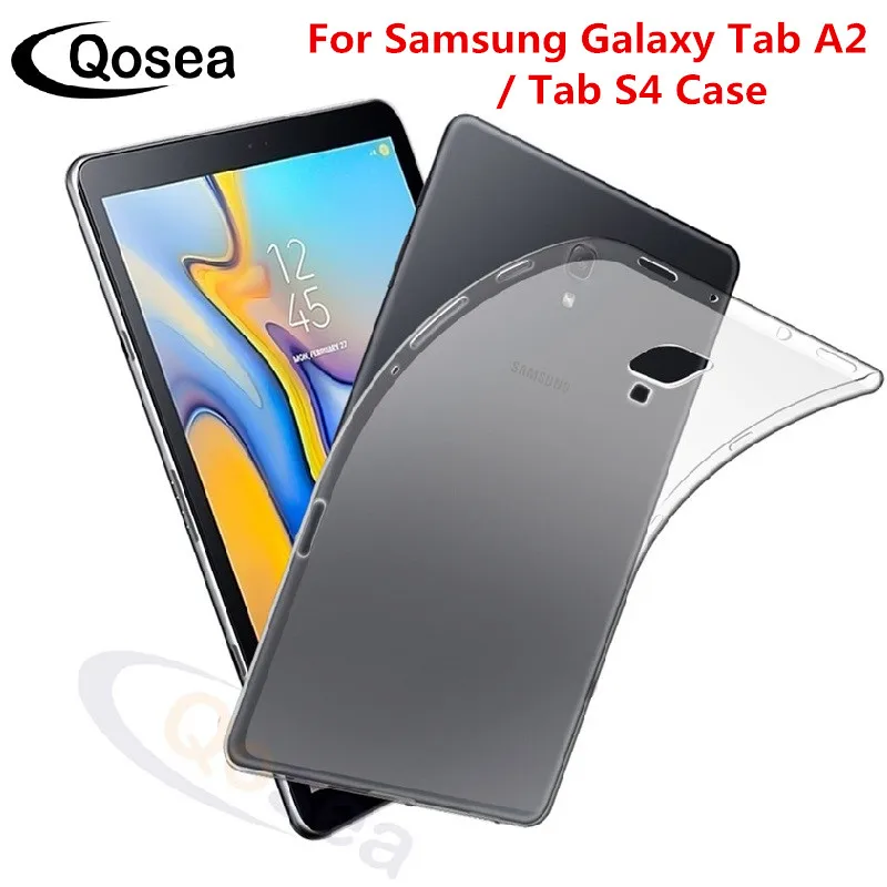 Qosea для samsung Galaxy Tab A A2 10 5 2018 T590 T595 чехол из прозрачного силикона