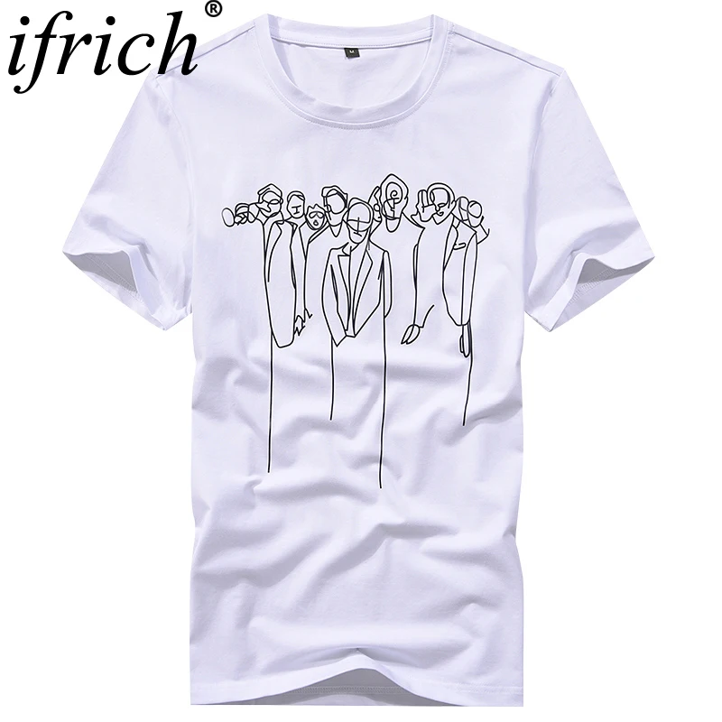 

Men T-Shirt Hot Sale Summer Fashion Brand Large Size Clothes Solid Color Short Sleeve Slim Fit T Shirt Cotton Casual T Shirts