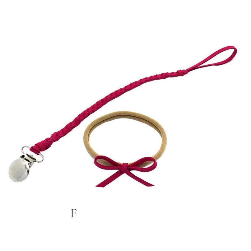 16 цветов хит продаж милая детская цепочка Соска-пустышка ремень Плетеный