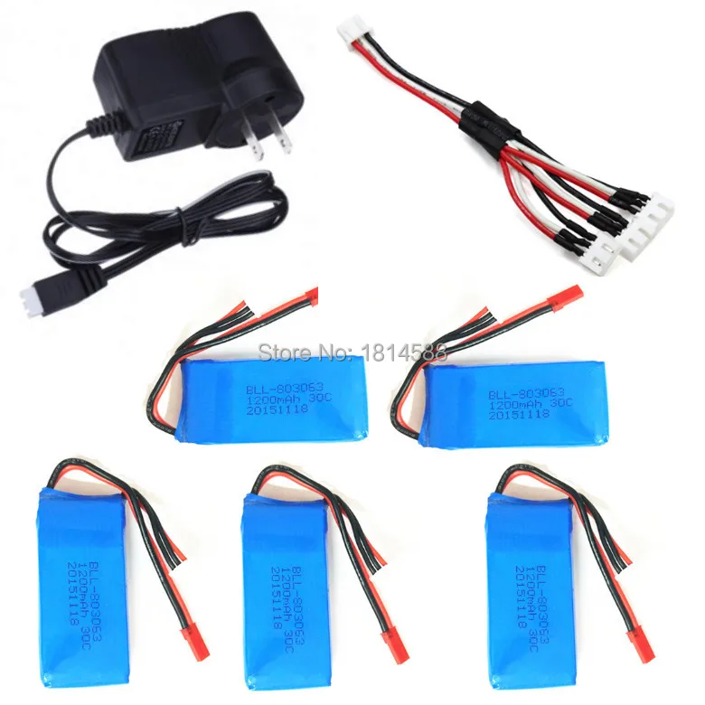 Аккумулятор для квадрокоптера Yi Zhan Tarantula X6 7 4 В 1200 мАч H16 X101 V666 V353B|spare parts|battery 7.4v