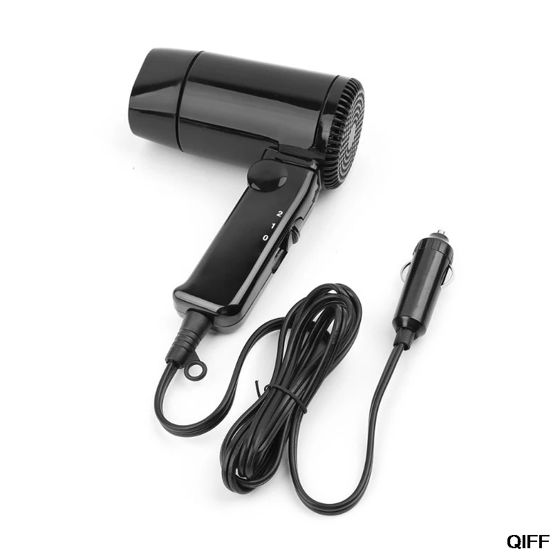 

Portable 12V Car-styling Hair Dryer Hot & Cold Folding Blower Window Defroster May06