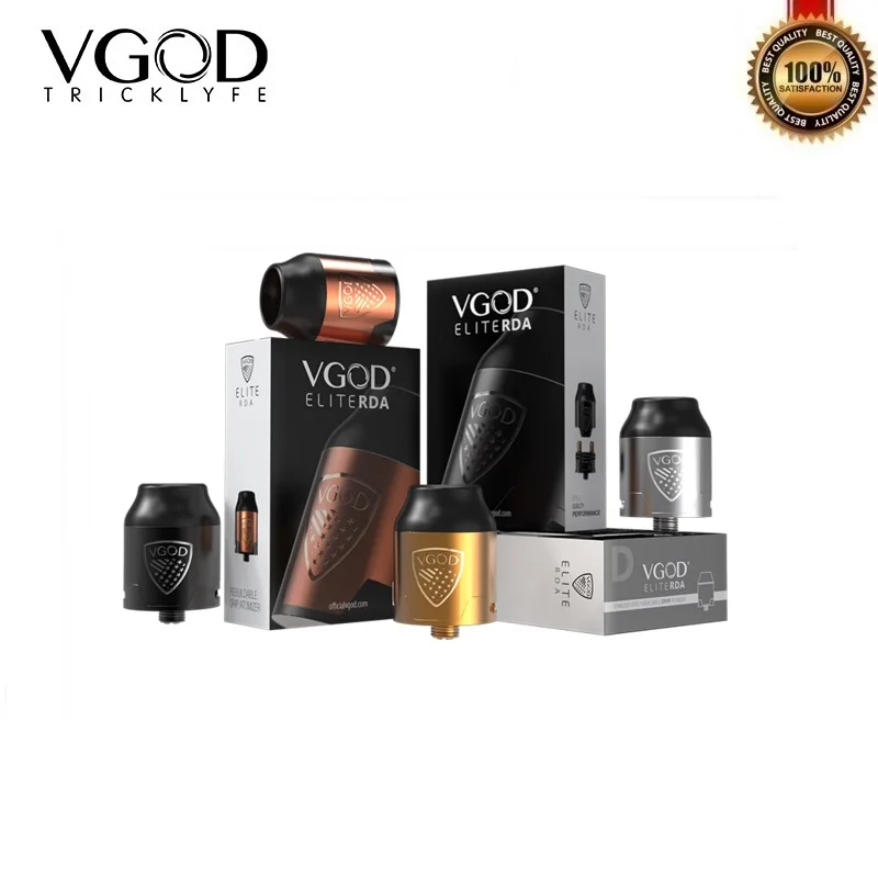 Оригинальный VGOD Elite RDA Vape Tank 24 мм перестраиваемый распылитель 2 мл для Vgod Pro Mech Mod VS