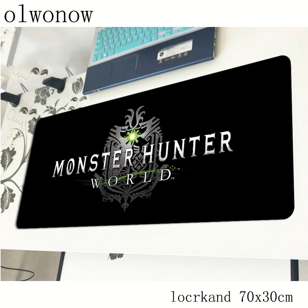 Коврик для мыши Monster Hunter компьютерный геймерский коврик 70x30 см большой под заказ