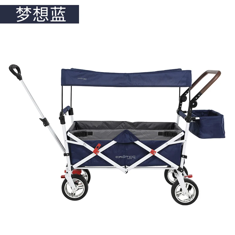 Crotec wagon 3 в 1, двойная тележка, Многофункциональная прогулочная коляска, для пикника, для покупок, мульти, для путешествий, l, трейлер, trike cochesitos de bebe - Цвет: 88cm