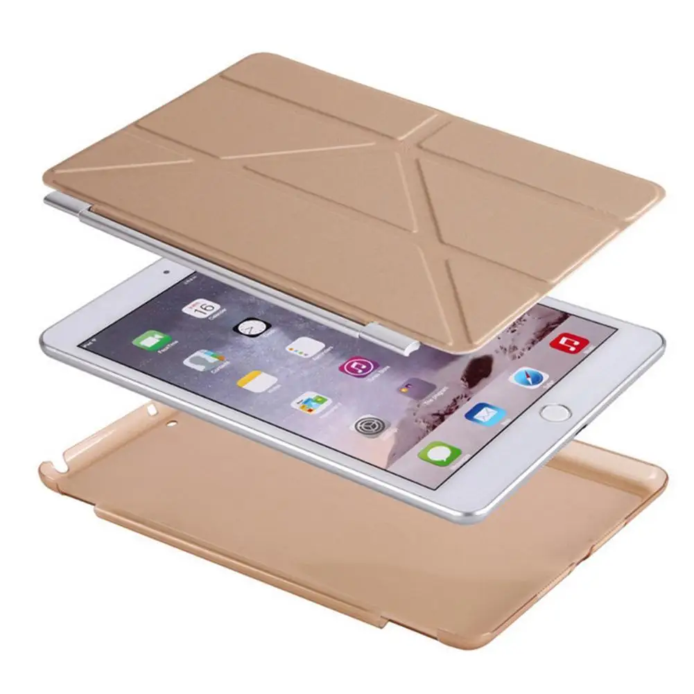 9 7-дюймовый мини смарт-чехол для Ipad 2/3/4 air планшеты чехол Гибкая мягкая ТПУ