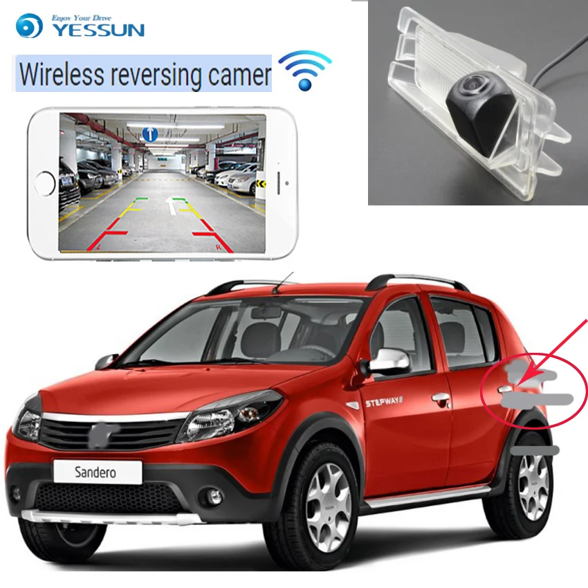 Автомобильная камера заднего вида YESSUN с Wi Fi hd для Kia Picanto Morning JA TA 2011 ~ 2019 CCD ночное