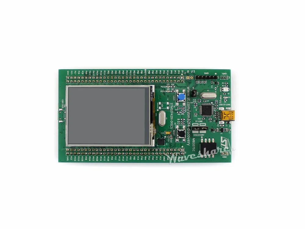 ST Original 32F429IDISCOVERY/STM32F429I DISC1 MB1075C STM32 макетная плата набор для обнаружения с MCU STM32F429ZI