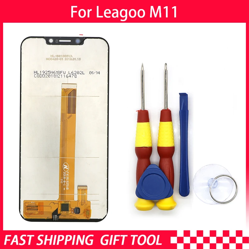 Сенсорный экран ЖК-дисплей ЖК-экран для Leagoo M11 запасные части+ инструмент для разборки+ клей для 3M