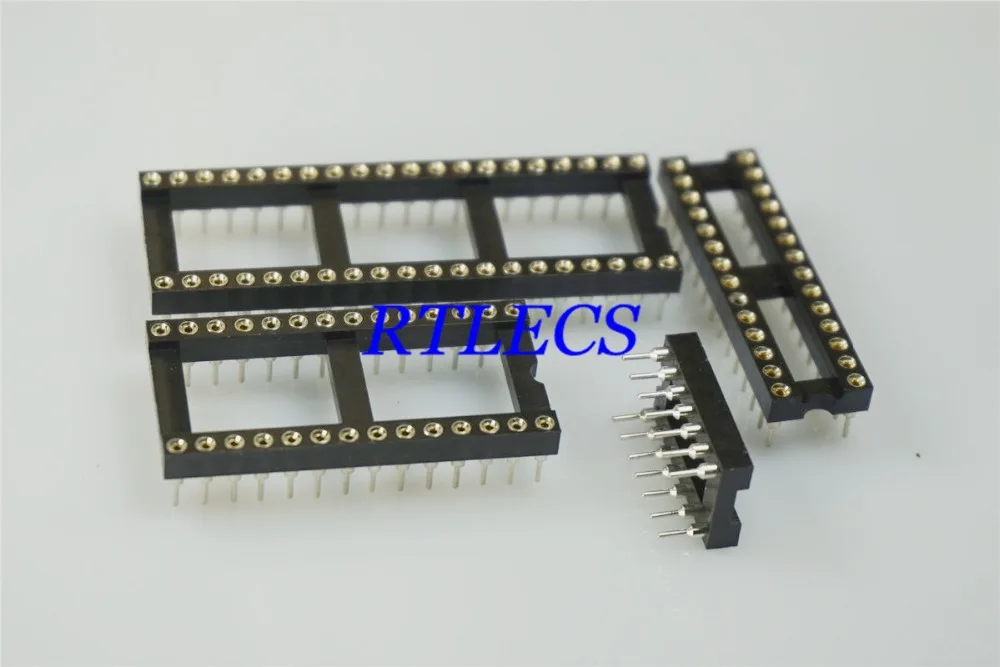 50 шт. IC гнездо на возраст 6 8 12 14 16 18 20 22 24 28 32 40 48 Pin DIP котор подвергли механической