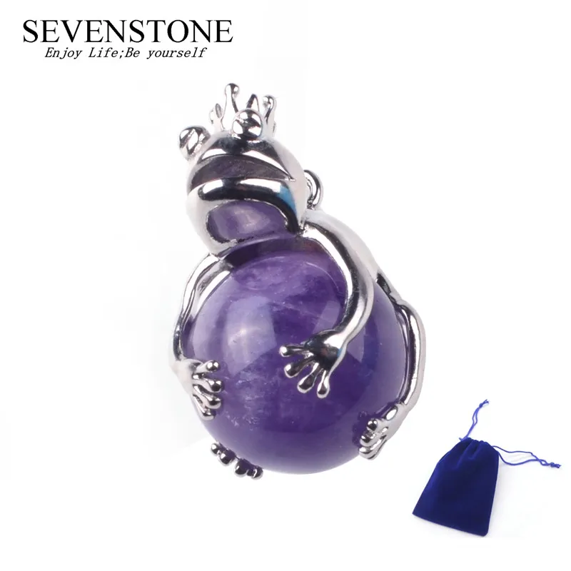 Ювелирное Украшение SEVENSTONE подвеска из натурального камня нержавеющая сталь