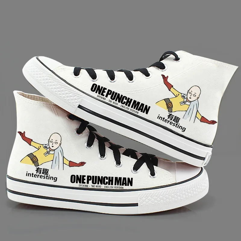 Холщовые ботинки из аниме ONE PUNCH-MAN Сайтама Genos tatsumaki plimsolls парусиновые в стиле