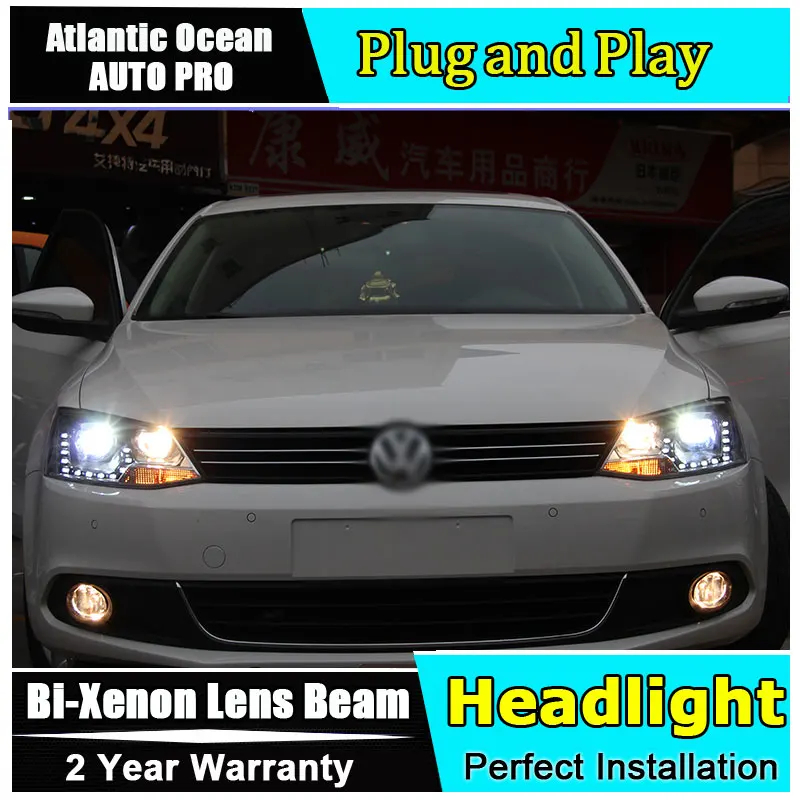 Автомобильный Стайлинг для VW Jetta фары 2012 2018 MK6 светодиодный фонарь new HID комплект