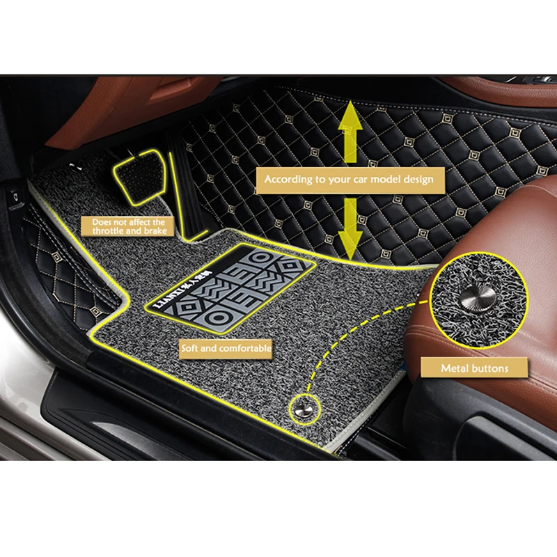 Автомобильные коврики для Ford escort fiesta mondeo Focus Fiesta Edge Explorer Taurus S-MAX F150 Everest mustang