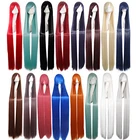 Парик с шапочкой для женщин, Универсальный прямой термостойкий из синтетических волос, длина 150 см, длина 59 дюймов, для аниме косплея, аксессуары для костюма, вечерний