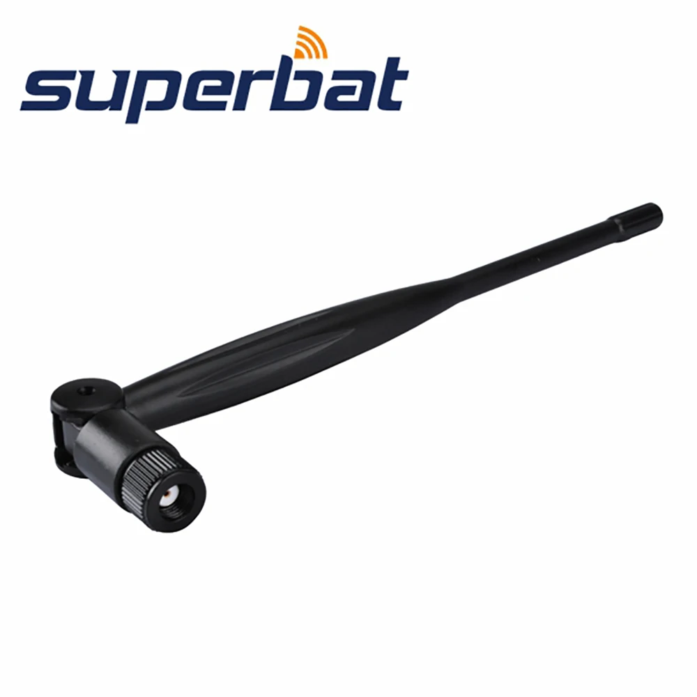 

Superbat 2.4GHz 5dBi Omni-Directional WiFi Antenna RP-SMA Male Tilt and Swivel Design Booster Rubber Aerial for Linksys D-Link