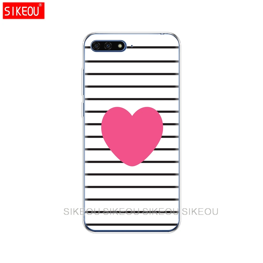 33838 Силиконовый чехол для телефона huawei Honor 7A PRO 7C Y5 Y6 Y7 Y9 Prime Love на палец kpop hear - Цвет: 33838