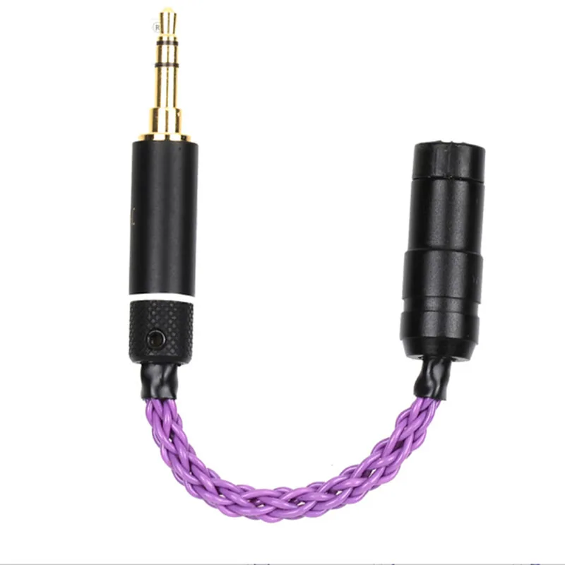 2.5 female-3.5 male OKCSC HiFi аудио кабель 3,5 мм 2,5 мм 4,4 мм сбалансированный женский мама Кабель-адаптер для мужчин выход папа для SONY наушники усилитель MP3 - Цвет: 2.5 female-3.5 male