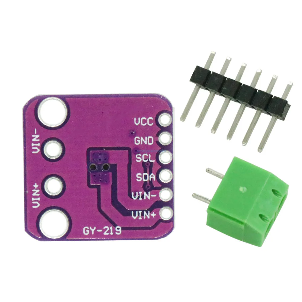 1 компл. GY 219 INA219 IC двунаправленный Модуль блока питания постоянного тока для