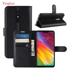 Для LG G7 Fit Чехол кожаный флип-чехол для телефона чехол для LG G7 Fit высококачественный кошелек кожаный чехол-подставка чехлы-флип чехол s для LG G7 Fit