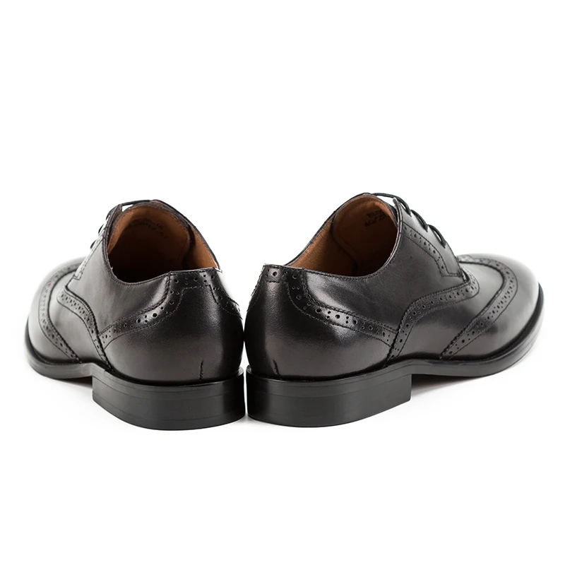 Черные Мужские модельные туфли Модные мужские деловые свадебные из натуральной