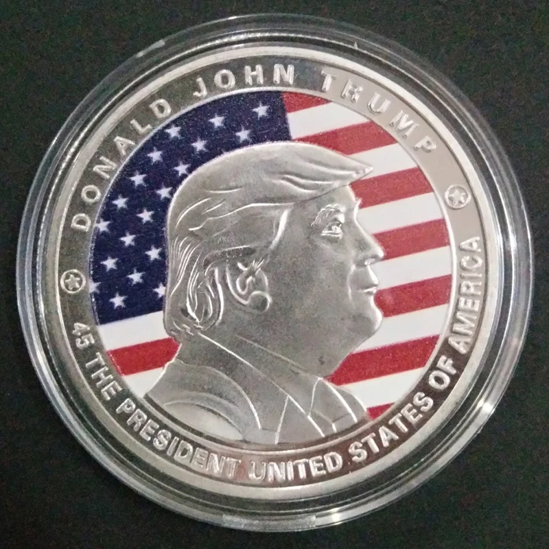 Donald Trump Commemorative Challenge Coin We Trust The 45th President United States of America Best Gift | Дом и сад