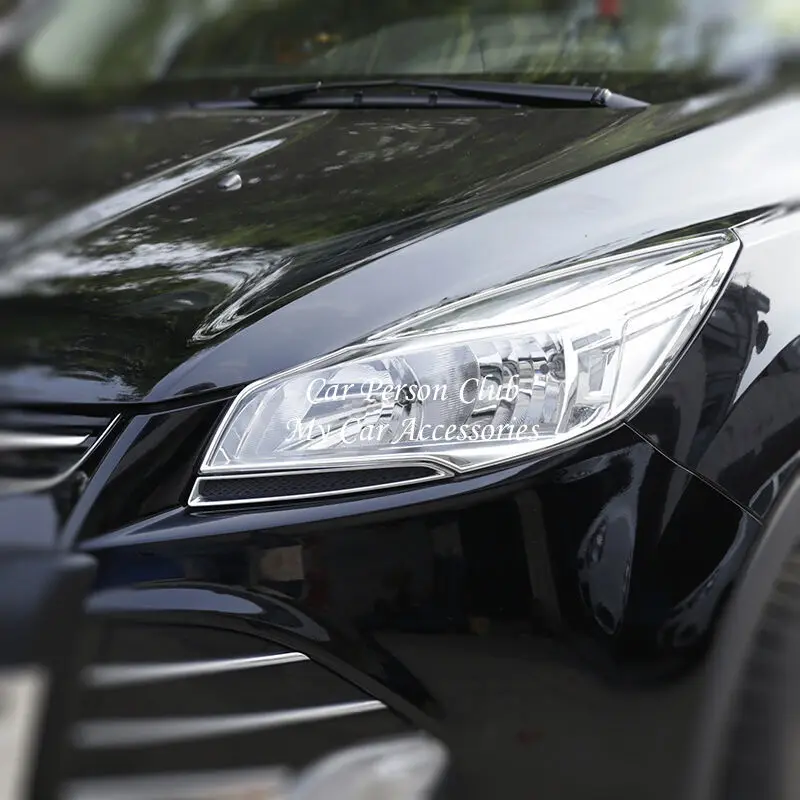 Налобный фонарь на переднюю и задсветильник фару из АБС-пластика хромированная