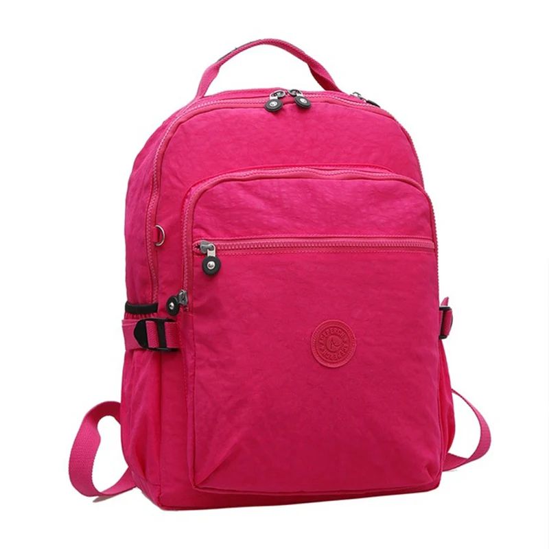 1pcs Rose Red Женский школьный многофункциональный водонепроницаемый нейлоновый рюкзак ACEPERCH, Kipled, школьный рюкзак, сумка для путешествий, рюкзак, для походов, большая вместимость - Цвет: 1pcs Rose Red