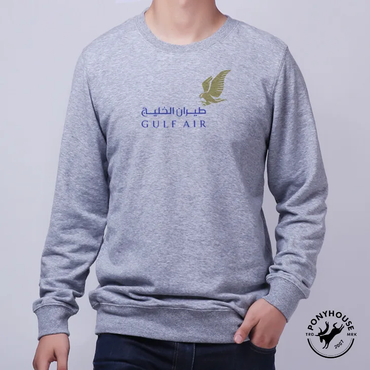 2015I EVY EHR слу залива воздуха авиакомпания логотип футболка мужской свитер |