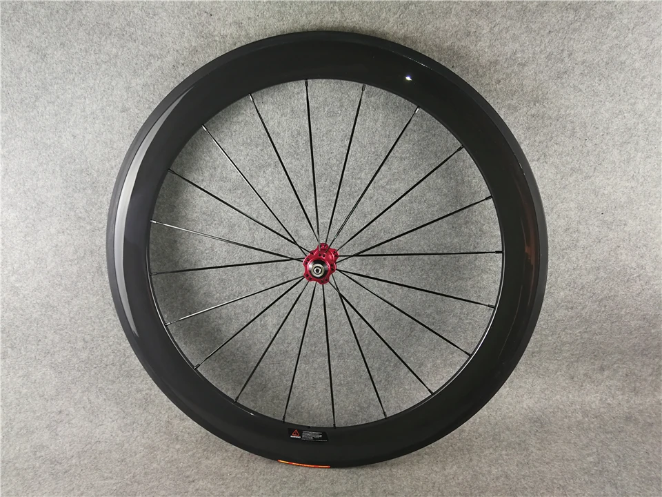 UD Glossy/Matte 700c CARROWTER 60mm carbon road bike wheels Bicycle wheelset with 23mm width Red Novatec A271 Hubs | Спорт и