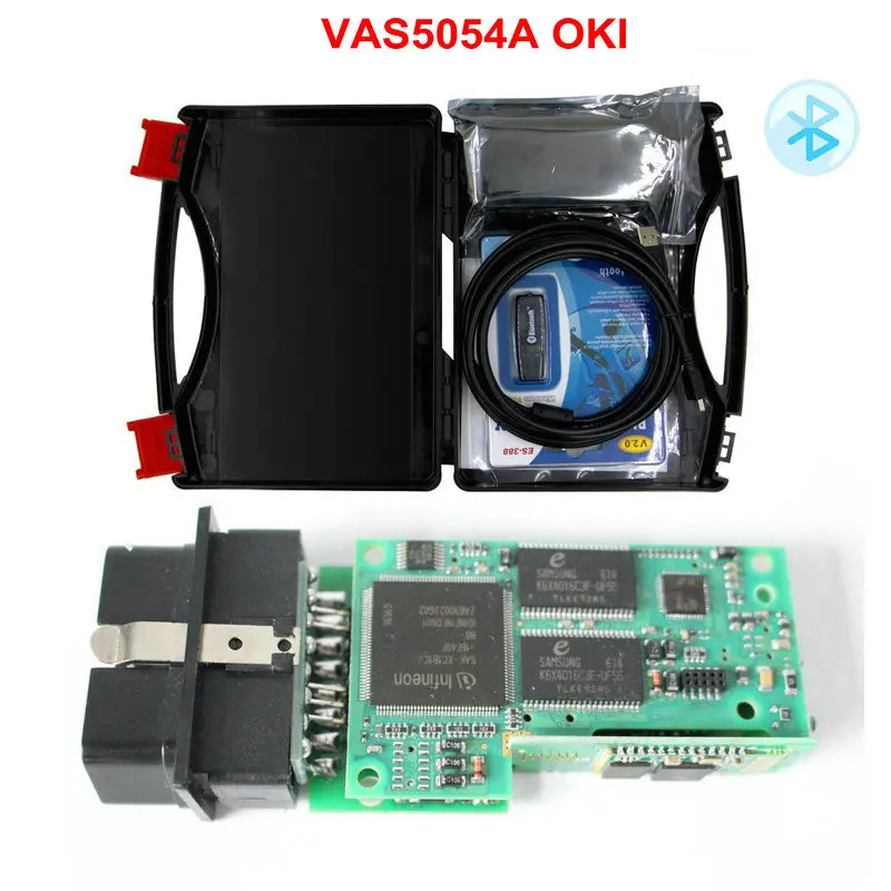 5054a Normal OKI VAS5054 ODIS V4.4.1 V5.13 keygen полный чип OKI Авто OBD2 диагностический инструмент VAS5054A VAS 5054A Bluetooth считыватель кодов - Цвет: 5054a Normal OKI