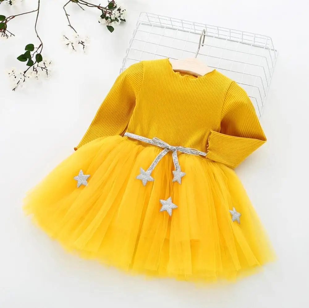 Baby Girl Clothes Children Leisure Keep Warm Princess Dress Autumn Winter Toddler Kids Christmas Gifts Knitting Clothing | Детская
