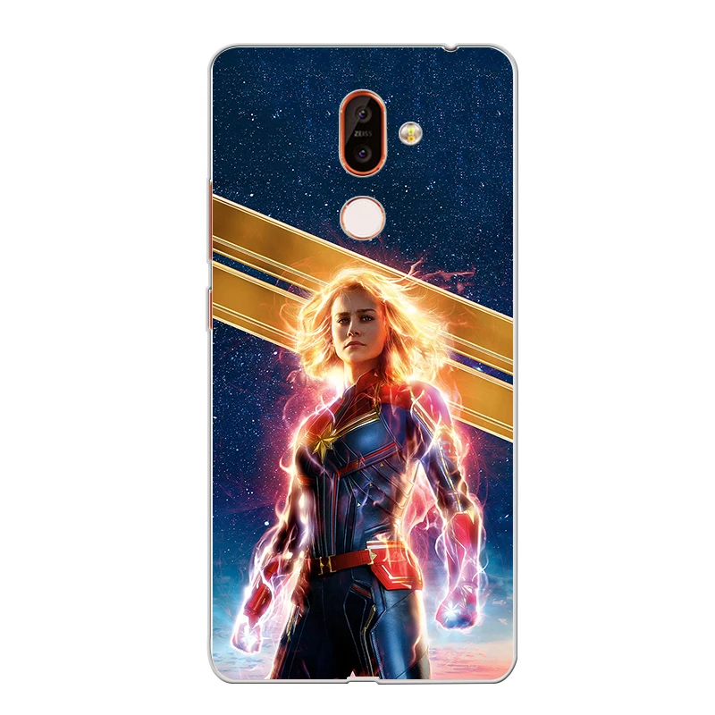 Ciciber чехол для телефона Nokia 9 PureView 1 2 3 5 6 7 8 Sirocco задняя крышка Plus Captain Marvel |