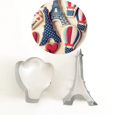 2 шт., форма для печенья с изображением Эйфелевой башни