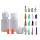 Насадка-аппликатор для нанесения этикеток Henna тату в виде бутылки, флакон с герметичной крышкой, используется для нанесения черной хны, татуировки, краски для тела, 1 набор