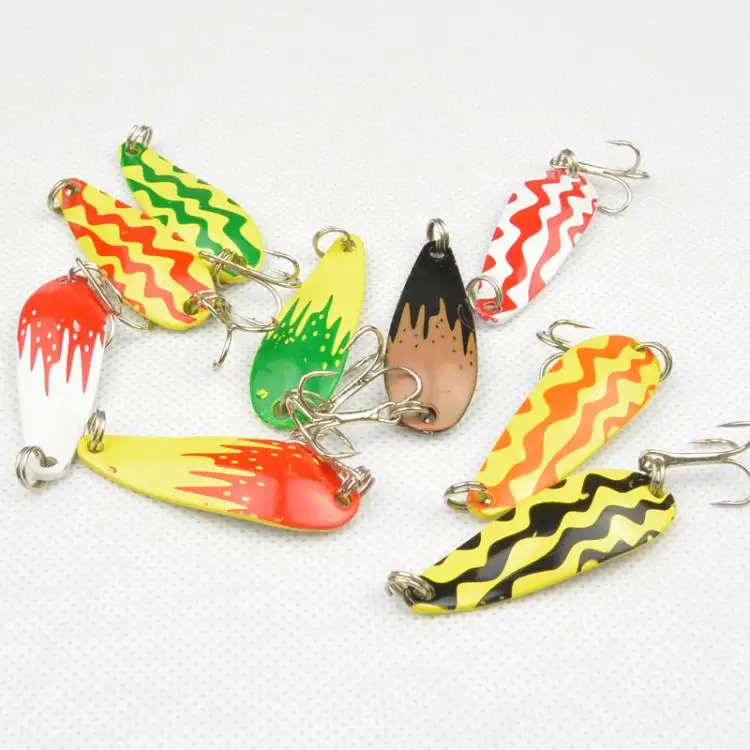 Anmuka 1 шт. расшитая блестками дорожная металлическая наживка 9 цветов с рисунком 4 3